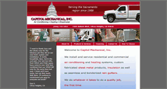 Desktop Screenshot of capitolmechanical.net